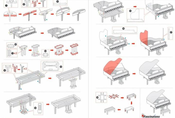 Produktbild Metal Earth Grand Piano