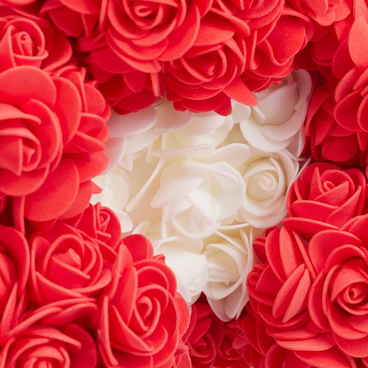 Immagine prodotto Relaxdays Rosen-Teddybär (28 cm)