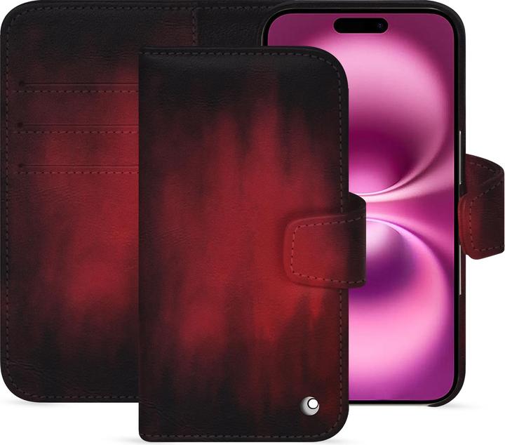 Actual product image Noreve Apple iPhone 16 Plus leather wallet case (Apple iPhone 16 Plus)