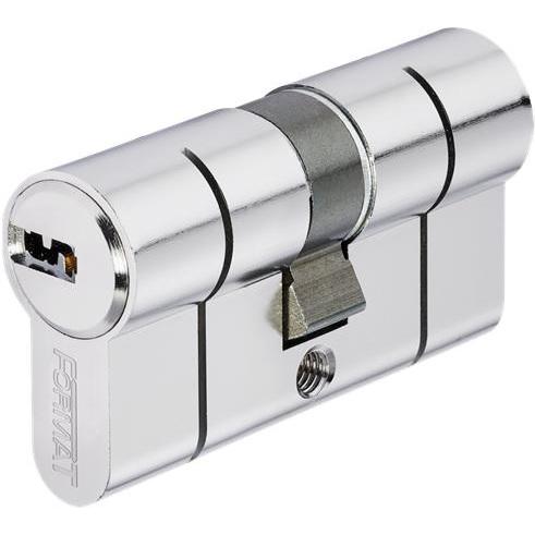 Abus, Türschloss + Schliesszylinder, Format Profilzylinder BG66N N+G, 50-55 mm, inkl. 5 Wendeschlüsseln (Profilzylinder)