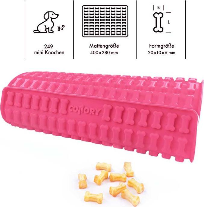 Actual product image Collory Baking mat for mini dog treats bones
