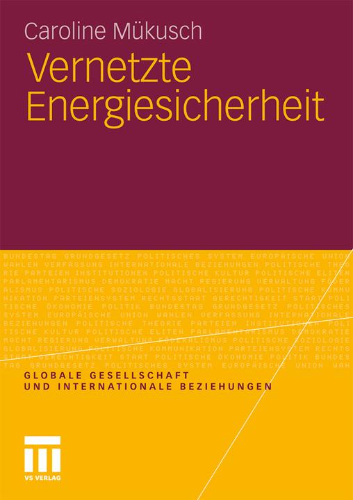 Produktbild Vernetzte Energiesicherheit (Deutsch, Caroline Mükusch, 2011)