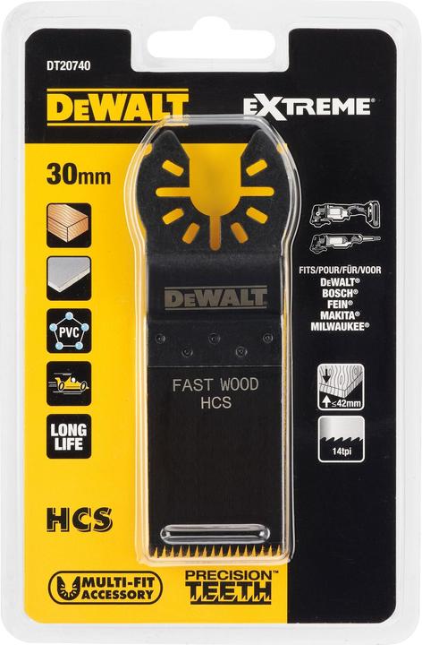 Actual product image DeWalt MultiTool saw blade