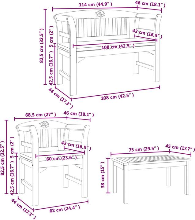 Actual product image vidaXL Damari