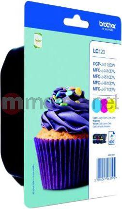Image du produit Brother LC-123 Rainbow Pack (M, C, Y)