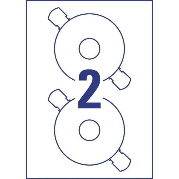 Produktbild Avery CD-Etiketten ClassicSize