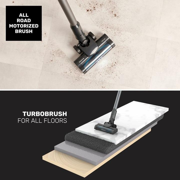 Image du produit Taurus Aspirateur sans fil à batterie amovible, 180 W, 35 min autonomie, filtre HEPA, turbo-brosse