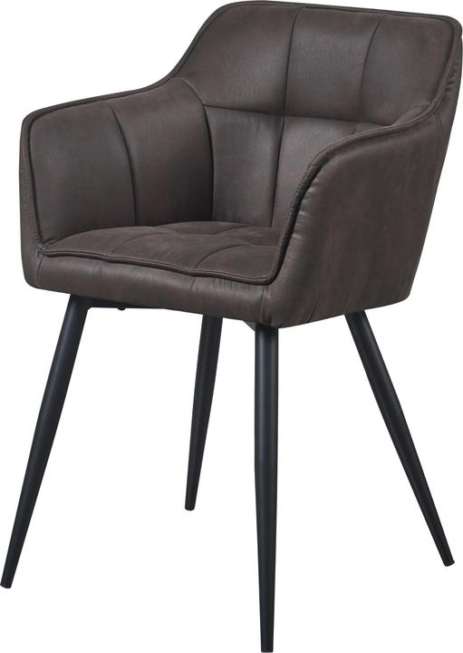 Produktbild En.Casa Esszimmerstuhl Birmingham Dunkelbraun