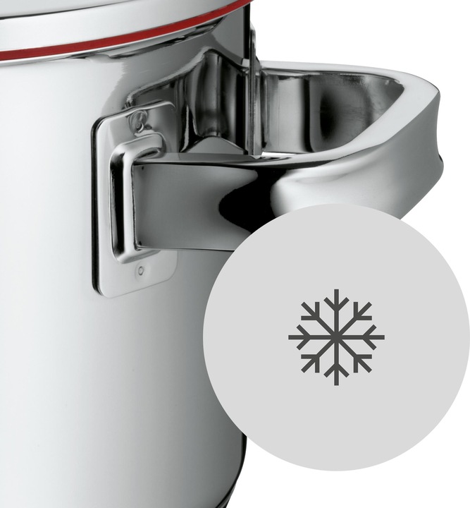 Produktbild WMF Kochtopf Gemüse- Suppentopf Induktion gross 24cm 8,8l Funtion4 Edelstahl 18/10 (24 cm, Kochtopf, Edelstahl)