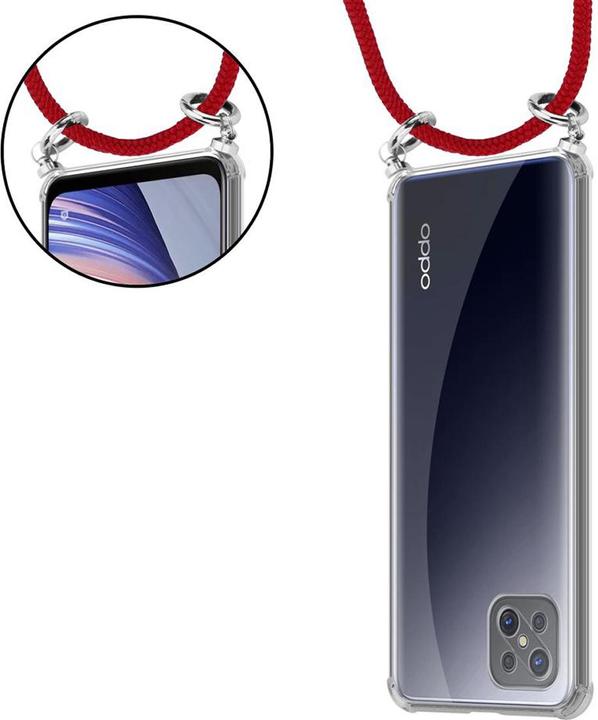 Produktbild Cadorabo TPU Handy Kette SILBER Cover