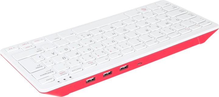 Productafbeelding Raspberry Pi Officieel WIT toetsenbord voor QWERTZ (DE) (DE, Bedraad)