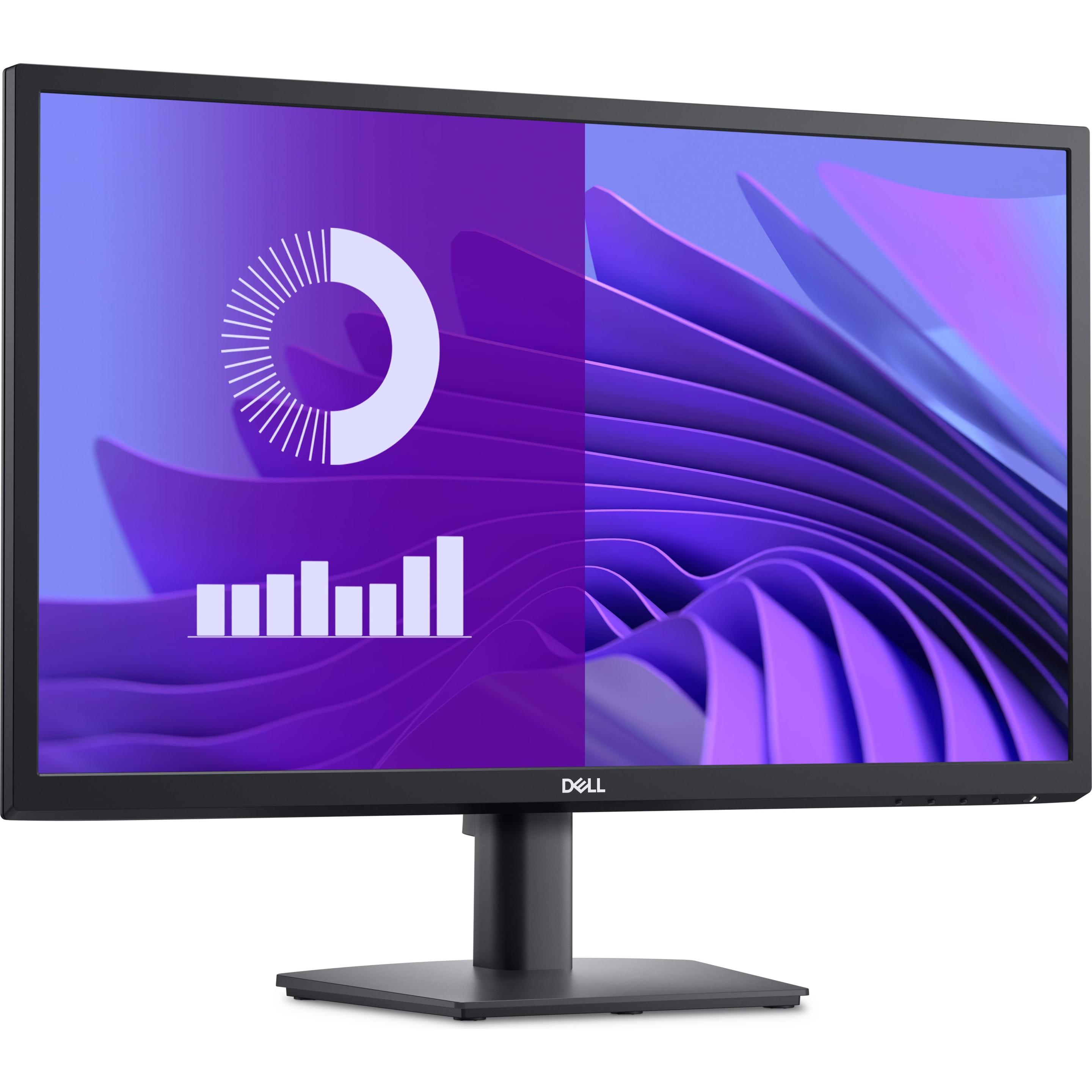 Dell E2425H (1920 x 1080 Pixel, 23.81"), Monitor, Schwarz