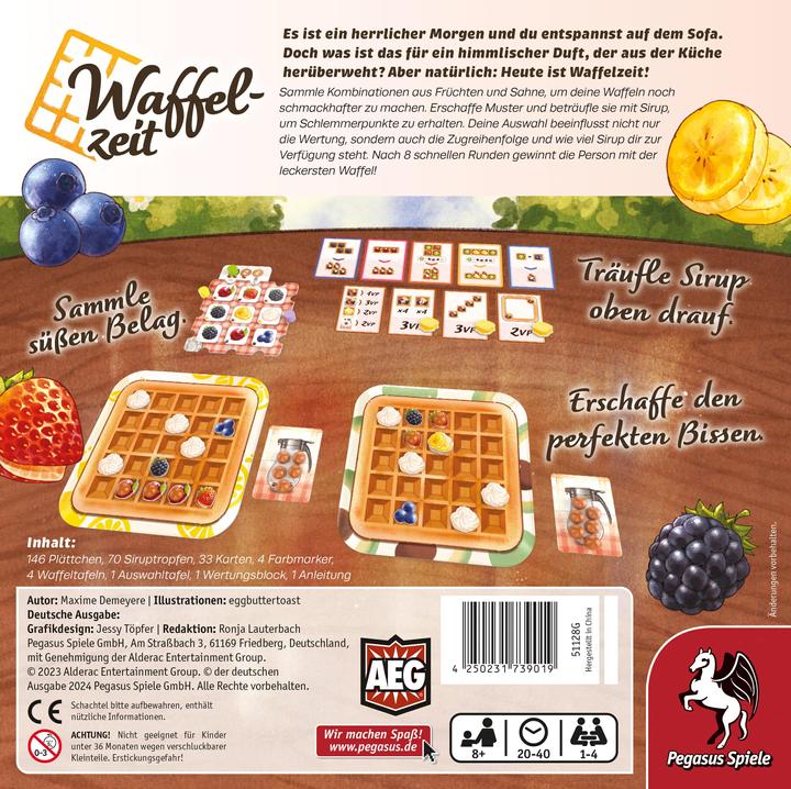 Produktbild Pegasus Waffelzeit (Deutsch, 1 - 4 Spieler)