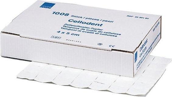 Produktbild Cellodent ® Zellstoffwatte-Tupfer 5 x 4 1008 Stk