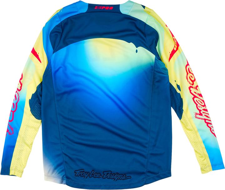 Image du produit Troy Lee Designs GP Pro Jersey, Drip, glo yellow/dark navy, youth XL (XL)