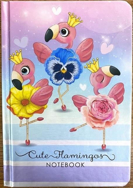 Produktbild Fresh Dekoratives Notizbuch 115x150/64K glatt TW Flamingos