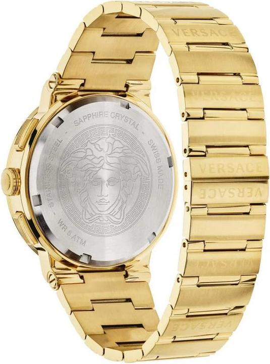 Produktbild Versace Classic Herrenuhr Gold Chronograph, 43 mm (Chronograph, 43 mm)