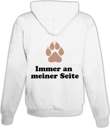 Immagine prodotto Schwesternuhr Felpa con cappuccio cane zampa (M)