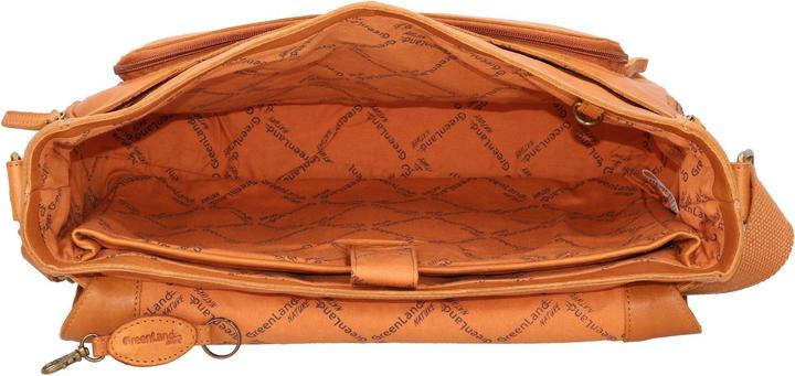 Image du produit Greenland Nature Nature Messenger en cuir 39 cm Compartiment pour ordinateur portable