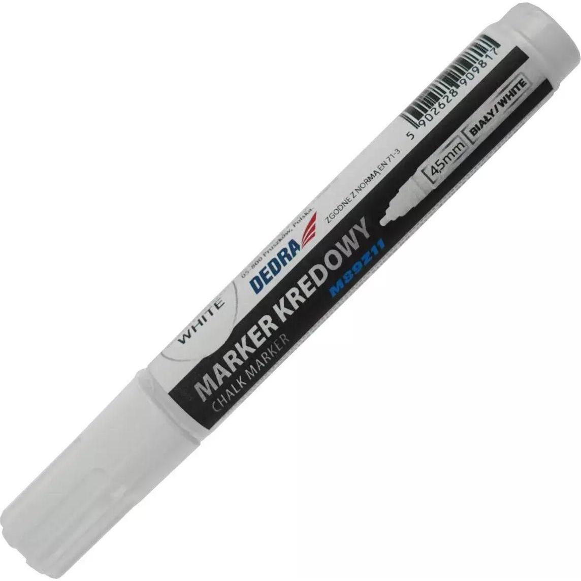Dedra, Marker, Weisser Kreidemarker, 1 Stk (Weiss, 1 x)