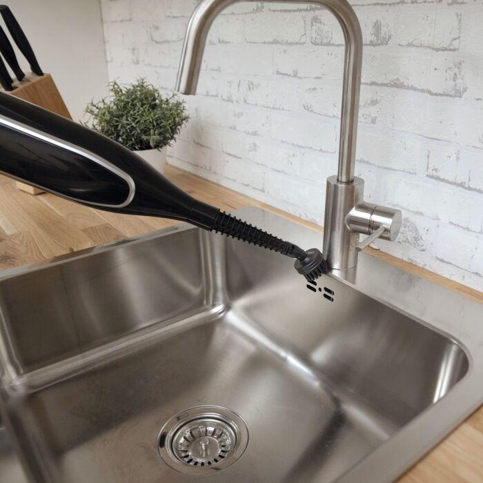 Actual product image Livington rotierender Dampfreiniger «Steam Twister», weiss