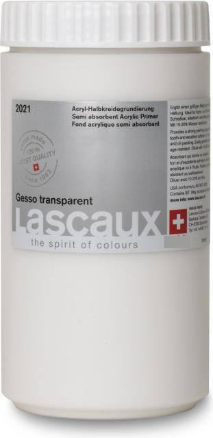 Image du produit Lascaux GESSO TRANSPAR.500ml (Transparent, 500 ml)