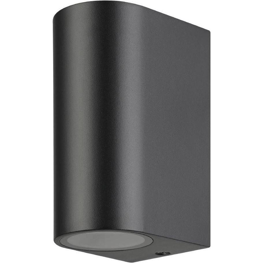 EGLO, Fassadenbeleuchtung, 31076 MEDELLIN GU10 Aussen-Wand-/Deckenleuchte Schwarz IP44 (900 lm, GU10, IP44)