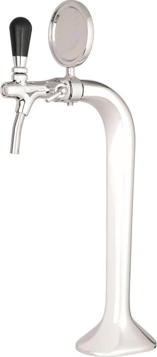 Ich-zapfe Komplett Set - Schanksäule Chrom, 1-leitig, elegant, "Topp-Qualität."