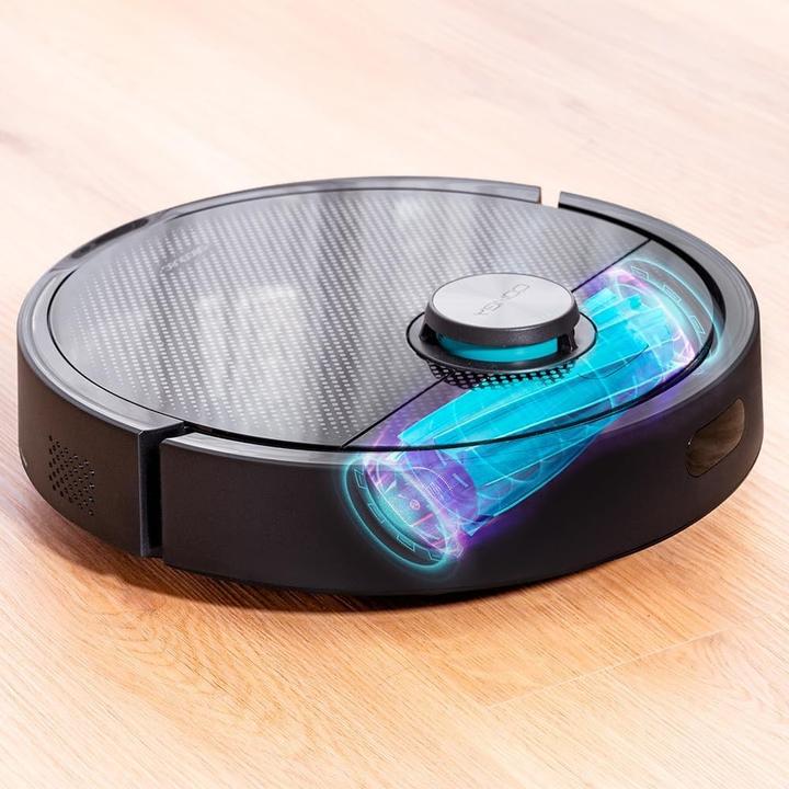 Produktbild Cecotec Robotervakuum mit Wischfunktion, 8000 Pa, App, Lasernavigation, automatische Basis mit Tanks (8000 Pa, Wischtuch)