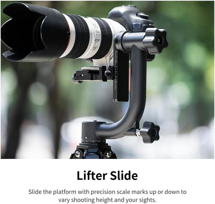 Actual product image K&F Concept Panoramic 360° Tripod Head with Quick Release, 20kg Load, Leveling, Smooth Movement (Panorama head)