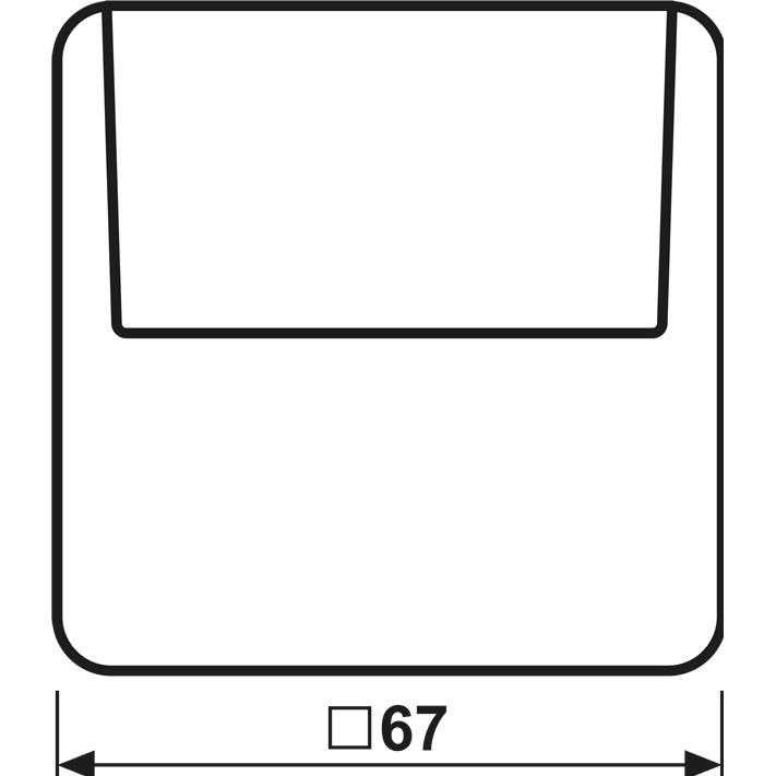 Thumbnail - JUNG, Zubehör Schalterprogramm, Hotelcard Schalter CD aws glz CD590CARDWW