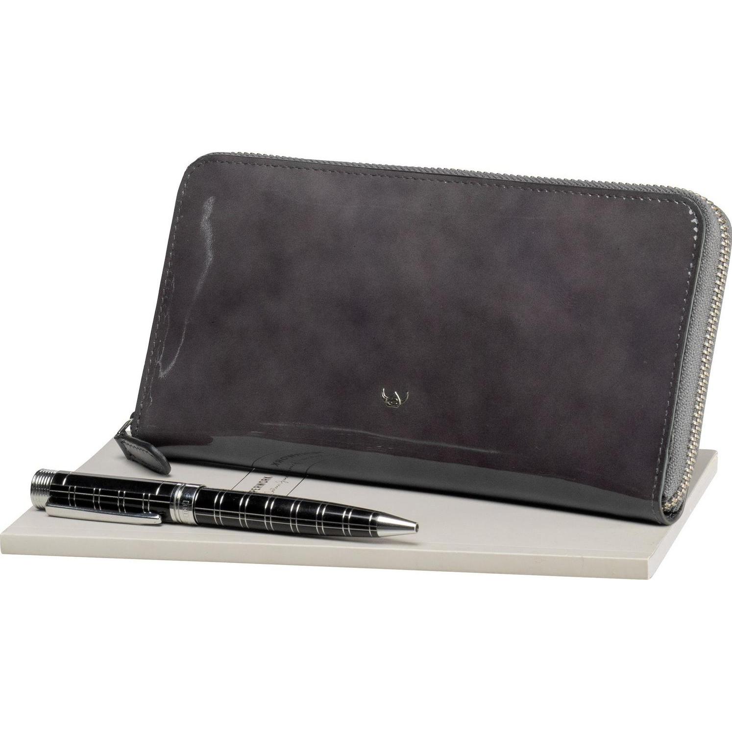 Golden Head, Damen, Portemonnaie, Langbörse Carrara RFID Protect 2822, Grau