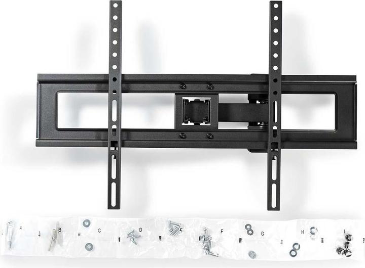 Produktbild Nedis Vollbewegliche TV-Wandhalterung - 37 – 70" - Max. 35 kg - 2 Drehpunkte - Neigen, Schwenken u (Wand, 70", 35 kg)