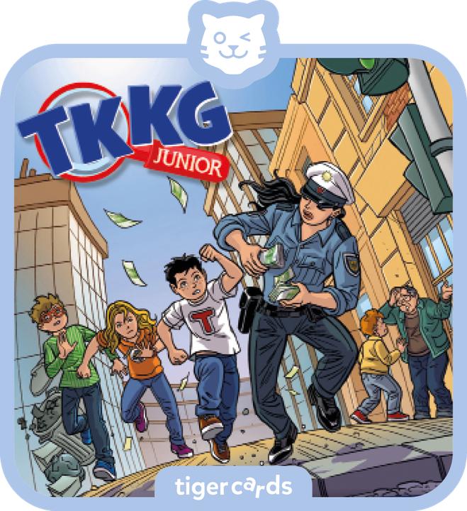 Actual product image Tigermedia Tigercard TKKG Junior When call rip-off (German)