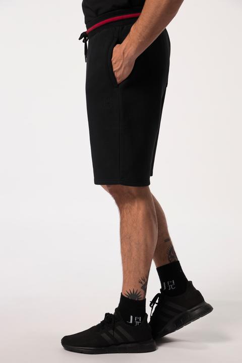 Immagine prodotto Jay-Pi Bermuda in felpa per i fan del calcio con bandiera tedesca sulla tasca posteriore e cintura elastica (7XL)