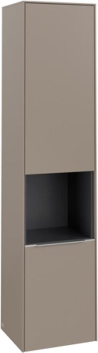 Aluminium glänzend, Taupe