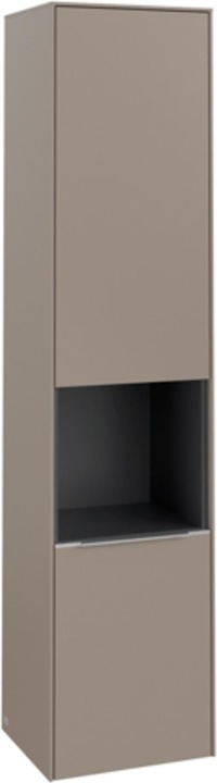 Aluminium glänzend, Taupe