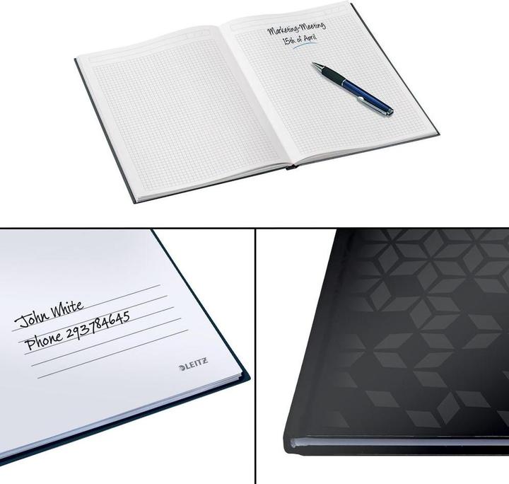Image du produit Leitz WOW - Carnet de notes (A5, Quadrillé, Couverture souple)