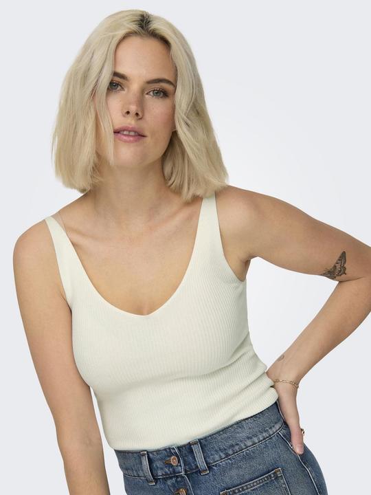 Actual product image JdY V-neck top without sleeves (L)