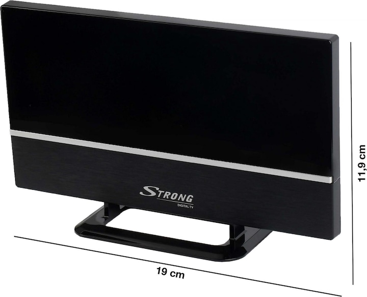 Actual product image Strong SRT ANT 30 - Black - DVB-T,DVB-T2 - IEC M - 5 V/40 mA - 75 Ohm - 16 dB (Indoor antenna, 16 dB, DVB-T / -T2)