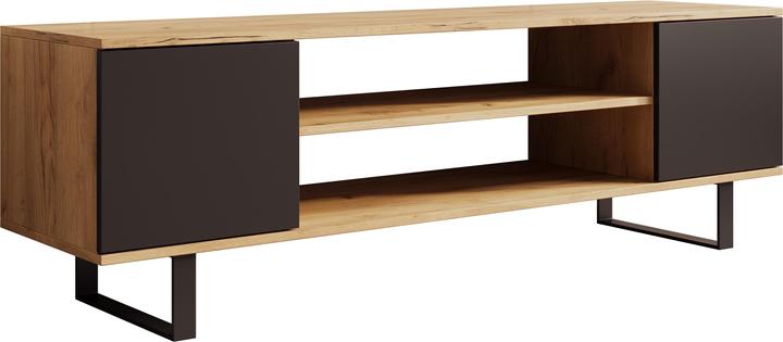 Image du produit ADRK Furniture TV-Schrank Lofter Fischgrät 155 cm (155 x 40 x 49 cm)