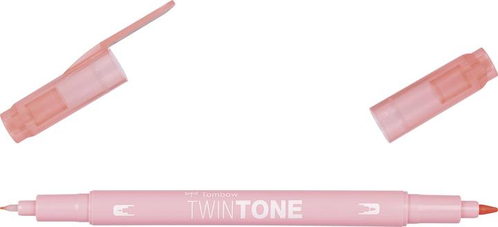 Immagine prodotto Tombow Penne in fibra Twintone (61, Pesca Rosa, 1 x)