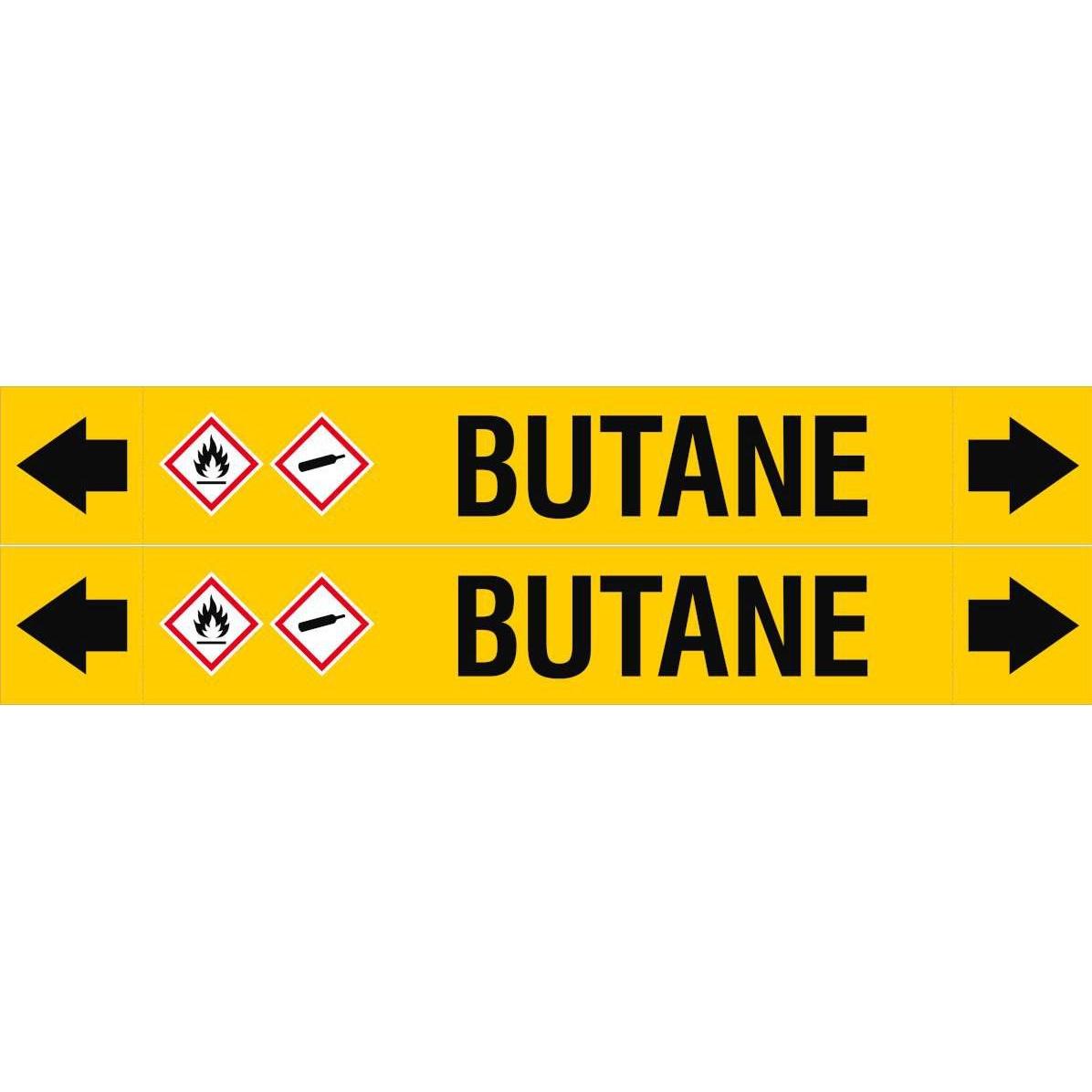Brady ASME - Rohrmarkierer - Butane (ASMEPM-50X345MM-BUTANE)