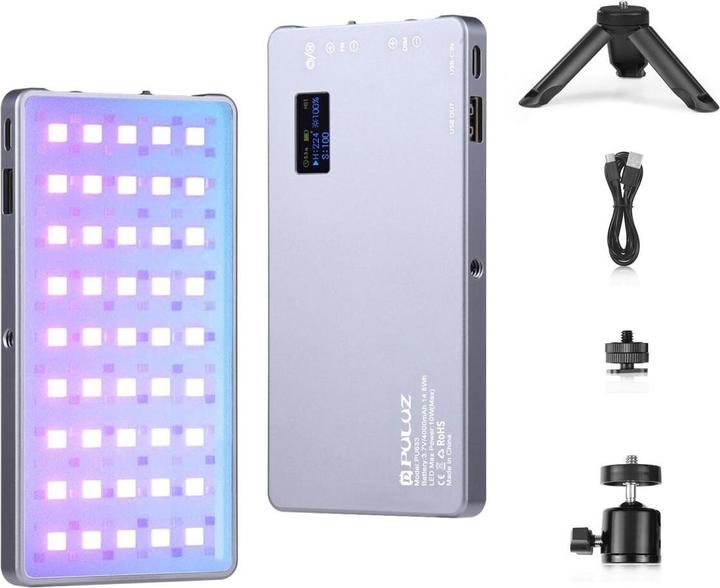 Actual product image Puluz PU633 Pocket RGB LED (Video light)