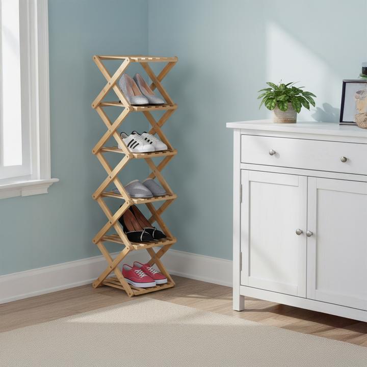 Productafbeelding Relaxdays Schoenenrek (28 x 28 x 105 cm)