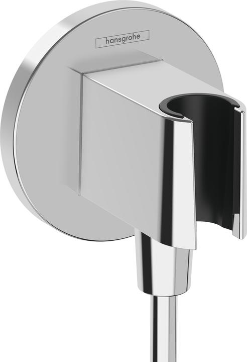 Actual product image hansgrohe HG wall connection FixFit S with shower holder chrome