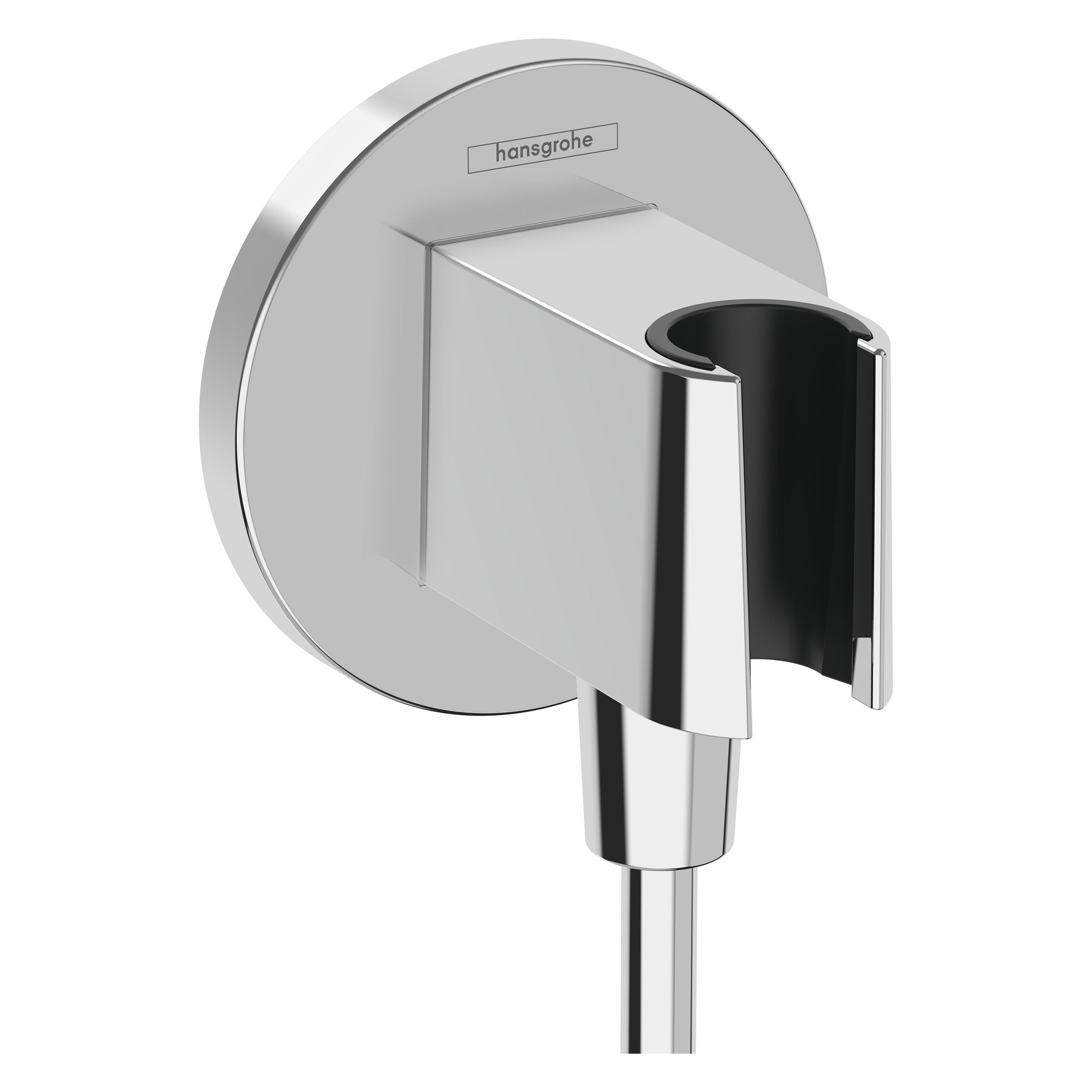 Hansgrohe, Douchesystemen, Hg Wandaansluiting FixFit S Met Douchehouder Chroom