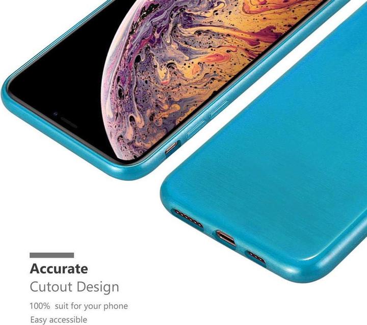 Actual product image Cadorabo TPU Brushed Cover (Apple iPhone XS Max)