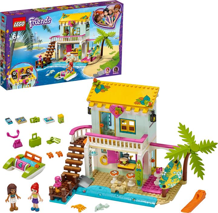 Produktbild LEGO Strandhaus mit Tretboot (41428, LEGO Friends)