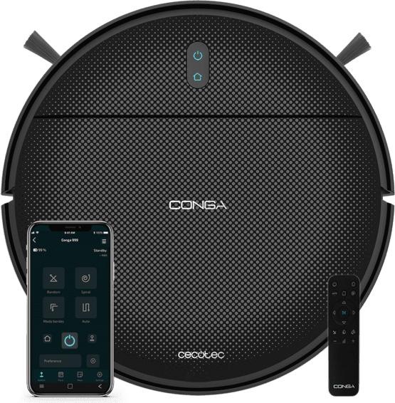 Immagine prodotto Cecotec Conga 999 Origin Genesis, nero (Robot aspirapolvere)